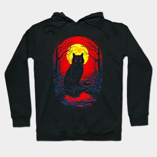 Black cat Hoodie